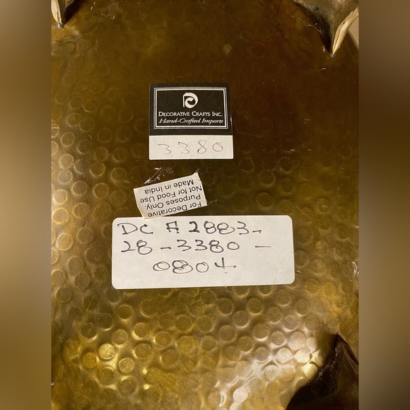 Decorative Crafts Inc Large Brass Jardiniere with Lion Heads and Paws MCM - Picture 9 of 11